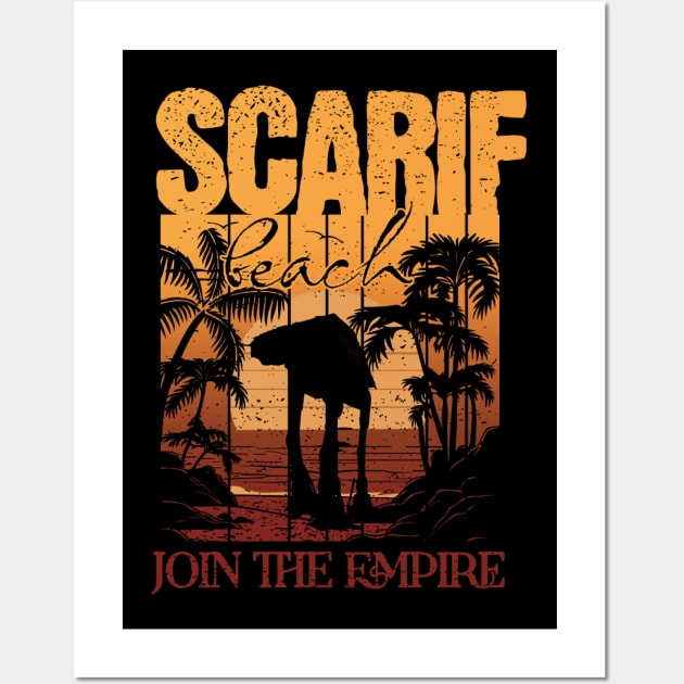 Scarif Beach Wall Art by Galactee 99